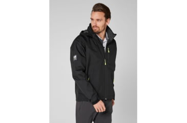 Image of Helly Hansen Crew Hooded Jacket - Mens, Black, 2XL, 33875-990-2XL