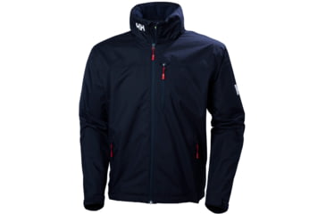Image of Helly Hansen Crew Hooded Jacket - Mens, Navy, 2XL, 33875-597-2XL