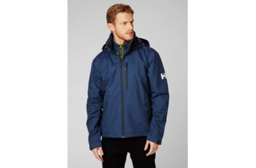 Image of Helly Hansen Crew Hooded Jacket - Mens, North Sea Blue, Extra Large, 33875-603-XL