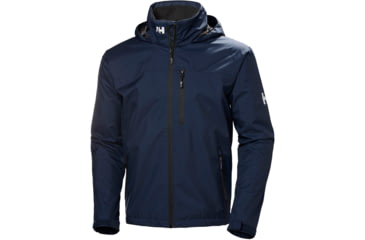 Image of Helly Hansen Crew Hooded Jacket - Mens, North Sea Blue, Extra Large, 33875-603-XL