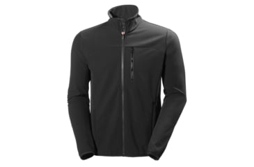 Image of Helly Hansen Crew Softshell Jacket - Mens, Ebony, S, 54412-980-S