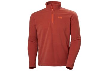 Image of Helly Hansen Daybreaker 1/2 Zip Fleece - Mens, Red Brick, Small, 50844-199-S