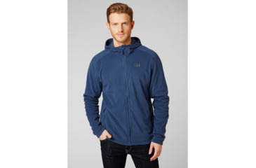 Image of Helly Hansen Daybreaker Hooded Fleece Jacket - Mens, North Sea Blue, Medium, 51869-603-M