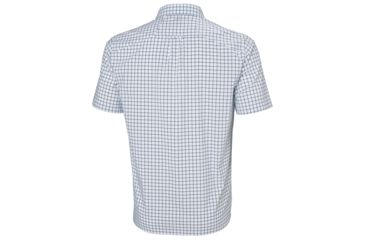 Image of Helly Hansen Fjord Qd Short Sleeve Shirt - Mens, White Check, 2XL, 34048001-2XL