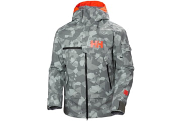 Image of Helly Hansen Garibaldi Jacket - Mens, Quiet Shade Camo, 2XL, 65611-971-2XL