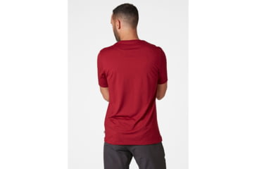 Image of Helly Hansen HH Merino Graphic T-Shirt, Oxblood, Large - Mens, 49321-215-L