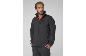 Image of Helly Hansen Hp Racing Midlayer Jacket - Mens, Ebony, Extra Large, 34041980-XL