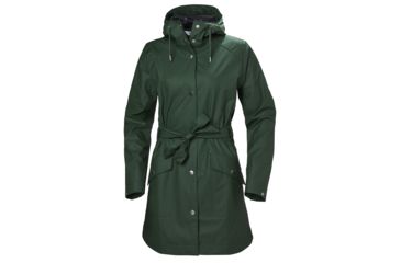 Image of Helly Hansen Kirkwall Ii Raincoat - Womens, Jungle Green, Extra Large, 53252390-XL