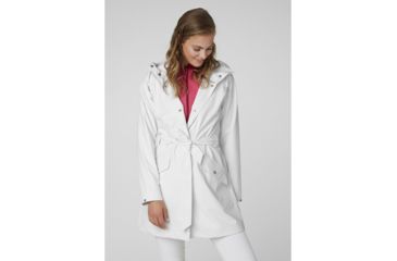 Image of Helly Hansen Kirkwall Ii Raincoat - Womens, Offwhite, Extra Small, 53252011-XS
