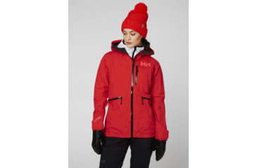 Image of Helly Hansen Kvitegga Shell Jacket - Women's, Alert Red, Small, 65575222-S
