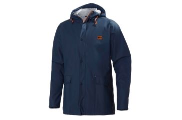 Image of Helly Hansen Lerwick Rain Jacket - Mens-Tech Navy-Large