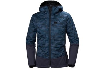 Image of Helly Hansen Lifaloft Hybrid Insulator Jacket - Womens, Graphite Blue Camo, Medium, 65627-995-M