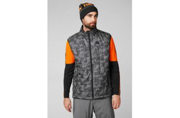 Image of Helly Hansen Lifaloft Insulator Vest - Mens, Charcoal Camo, Large, 65606-964-L