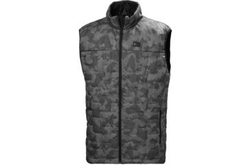 Image of Helly Hansen Lifaloft Insulator Vest - Mens, Charcoal Camo, Large, 65606-964-L
