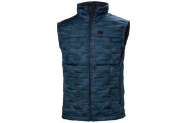 Image of Helly Hansen Lifaloft Insulator Vest - Mens, Graphite Blue Camo, Small, 65606-995-S