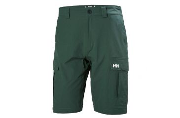 Image of Helly Hansen Mens Qd Cargo Shorts 11 Inch, Jungle Green, 38 Waist, 54154-390-38
