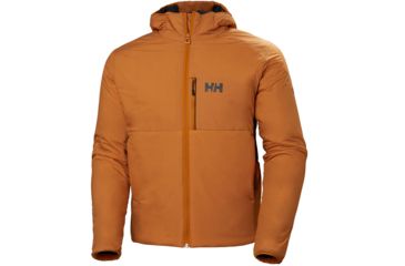 Image of Helly Hansen Odin Stretch Hooded Insulated Jacket - Mens, Marmalade, Small, 62833-283-S