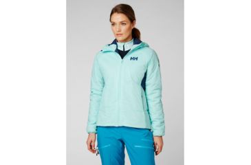 Image of Helly Hansen Odin Stretch Hooded Insulated Jacket - Womens, Blue Tint, Extra Small, 62832-501-XS