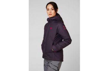Image of Helly Hansen Odin Stretch Hooded Insulated Jacket - Womens, Nightshade, Medium, 62832-680-M