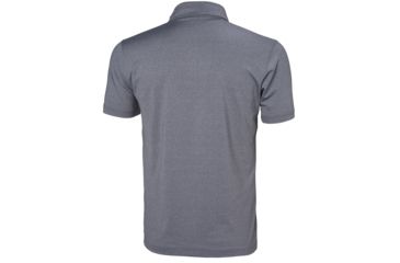 Image of Helly Hansen Oksval Short Sleeve Polo - Mens, Graphite Blue, Large, 62896-994-L