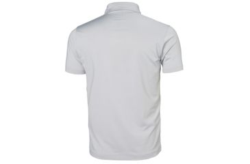 Image of Helly Hansen Oksval Ss Polo - Mens, Grey Fog Melange, Medium, 62896853-M