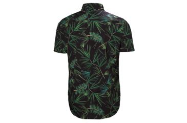 Image of Helly Hansen Oya Short Sleeve Shirt - Mens, Ebony/Print, Small, 62854980-S