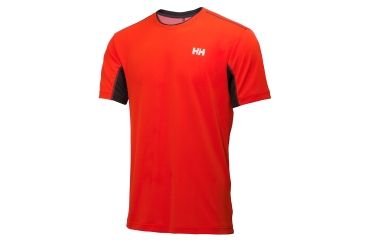 Image of Helly Hansen Pace Light Lifa Flow Short Sleeve - Mens-Sunrise-Large
