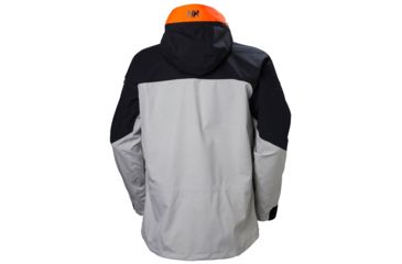 Image of Helly Hansen Ridge Shell 2.0 Jacket - Mens, Light Grey Black, Small, 65610-931-S