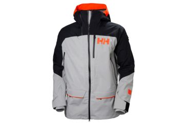 Image of Helly Hansen Ridge Shell 2.0 Jacket - Mens, Light Grey Black, Small, 65610-931-S