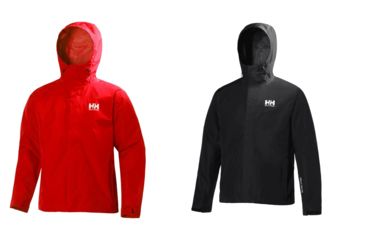 Image of Helly Hansen Seven J Jacket - Mens, Alert Red, Black
