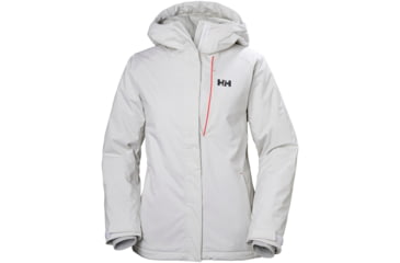 Image of Helly Hansen Snowstar Jacket - Womens, White/Goji Berry, Extra Small, 65623-001-XS
