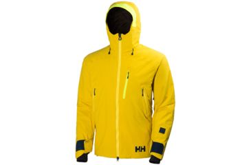 Image of Helly Hansen Stuben Jacket - Men's-Chrome Yellow-Large