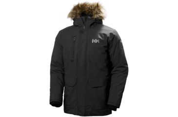 Image of Helly Hansen Svalbard Parka - Mens, Black, Small, 53150-990-S
