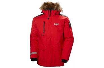 Image of Helly Hansen Svalbard Parka - Mens, Flag Red, Large, 53150-111-L