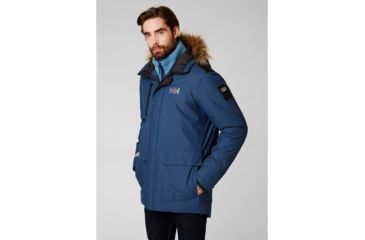 Image of Helly Hansen Svalbard Parka - Mens, North Sea Blue, Small, 53150-603-S