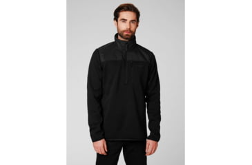 Image of Helly Hansen Varde 1/2 Zip Fleece - Mens, Black, Large, 51851-990-L
