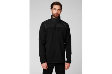 Image of Helly Hansen Varde 1/2 Zip Fleece - Mens, Black, Large, 51851-990-L