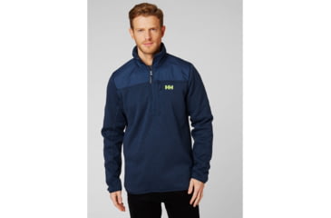 Image of Helly Hansen Varde 1/2 Zip Fleece - Mens, North Sea Blue, Large, 51851-603-L