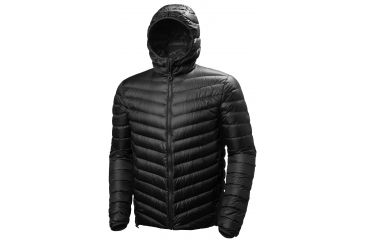Image of Helly Hansen Verglas Hooded Down Insulator, Black, Large 62773-990-L