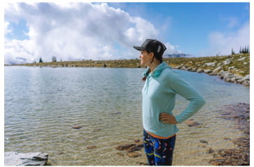 Image of Helly Hansen Verglas Light Hoodie, Glacier Blue, Large - Womens, 62964-648-L