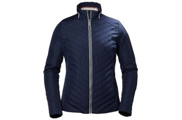 Image of Helly Hansen Womens Crew Insulator Jacket, Evening Blue, Small, 53030-689-S