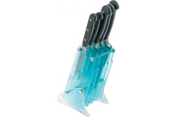 Image of Hen &amp; Rooster 5 pc Kitchen Knife Set,8in chefs, 8in bread, 8in carving, 5in utility and 4in paring HRI010