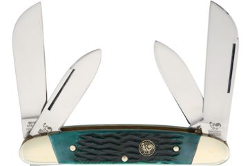 Image of Hen &amp; Rooster Congress Green Pick Bone Folding Knife,Green,Pick Bone Handle HR264GPB