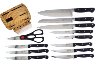 Image of Hen &amp; Rooster Kitchen Set 12 Pieces Knife, Black ABS handle, HRI-060