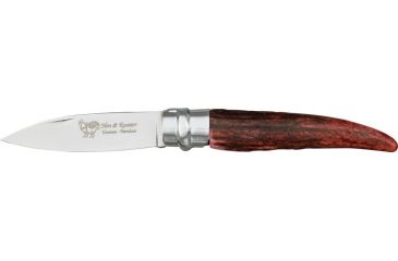 Image of Hen &amp; Rooster Locking Folder Red Folding Knife, 2.625in, German Stainless Blade, Red Bone Handle HR5053R