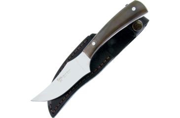 Image of Hen &amp; Rooster Skinner Buffalo Horn Fixed Blade Knife, 4in, German Steel, Standard Edge, Buffalo Horn Handle HR5028BH