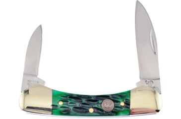 Image of Hen &amp; Rooster Small Canoe Green Bone