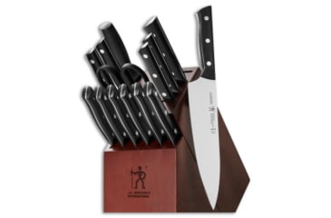Image of HENCKELS ZWILLING International Dynamic 15 Piece Kitchen Knife, Steel, One Size, BHQ-113859