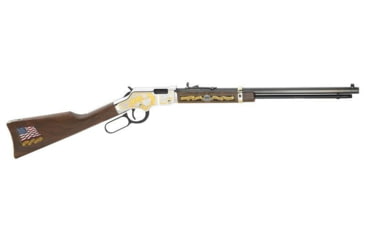 Image of Henry Repeating Arms Military Service 2Nd Ed. Engraved Lever Action Rifle, .22 Long Rifle, 20in Barrel