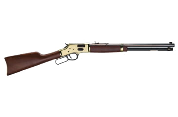Image of Henry Repeating Arms Big Boy Brass Side Gate Lever Action Rifle, .357 Magnum/.38 Special, 20in Octagon Barrel, 1-38, Walnut Stock, Brass, H006GM-FRRMPG